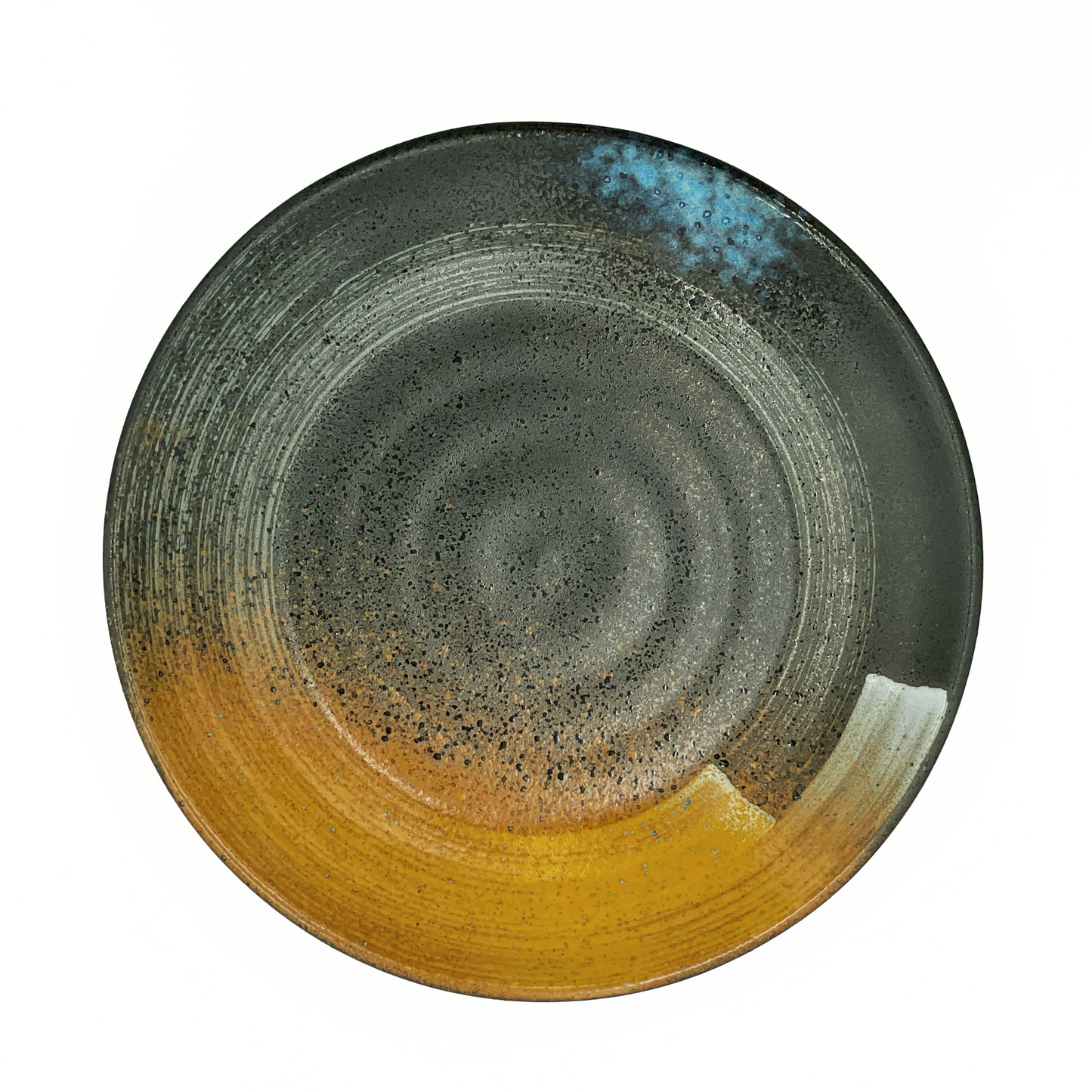 'Akarui' Round Plate - Textured