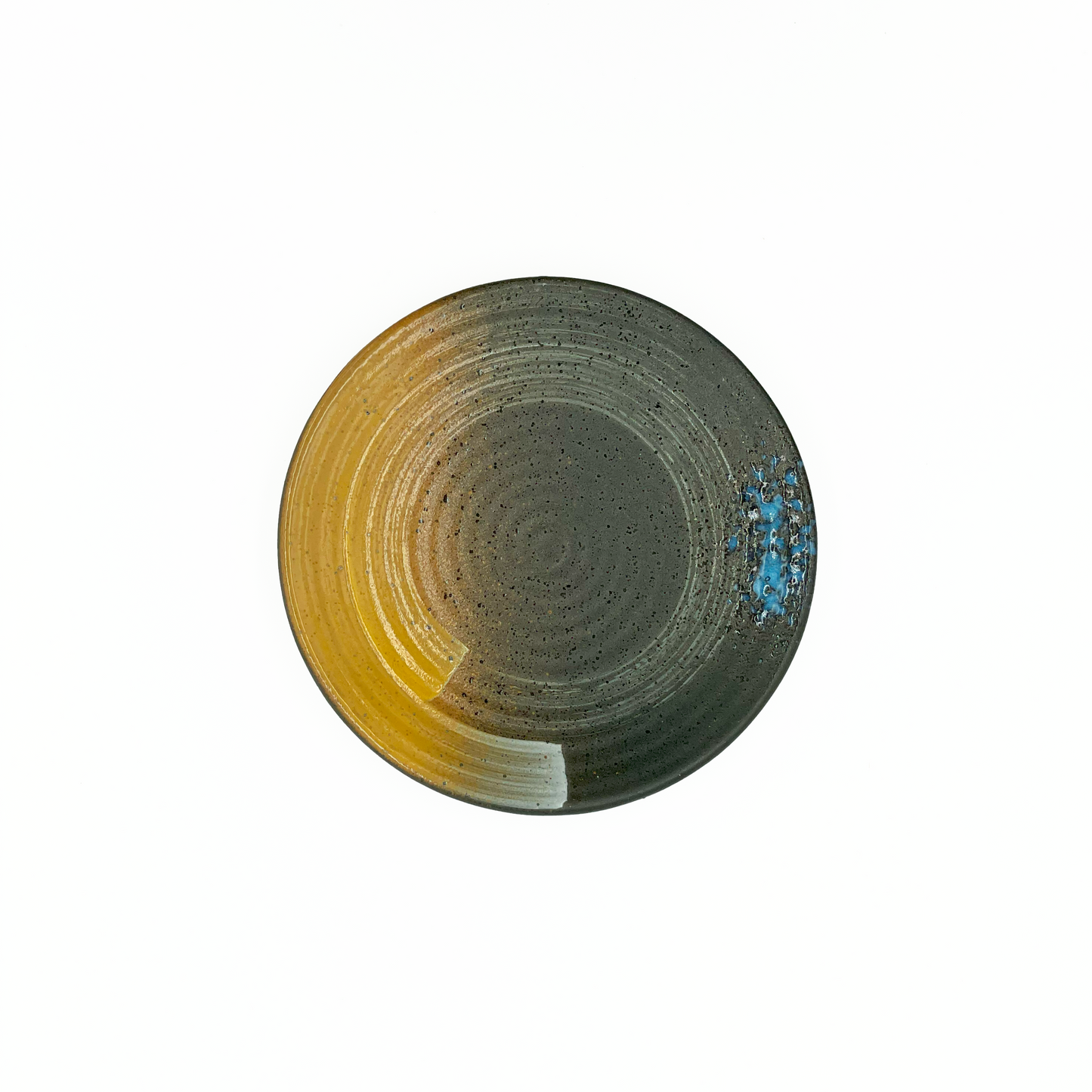 'Akarui' Round Plate - Textured