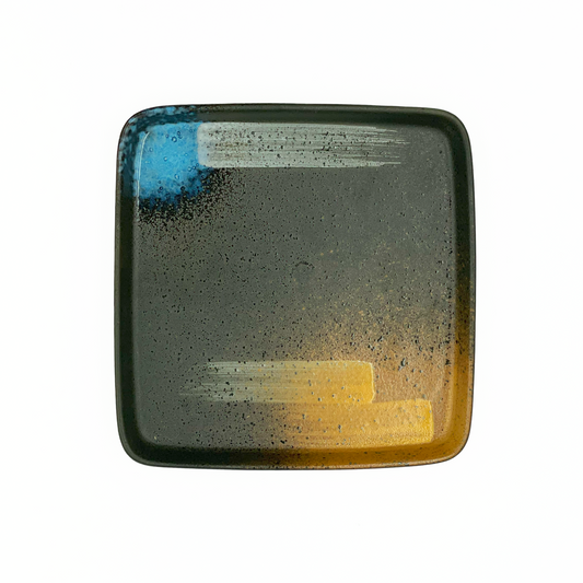 'Akarui' Squared Plate (Small) - Lipped