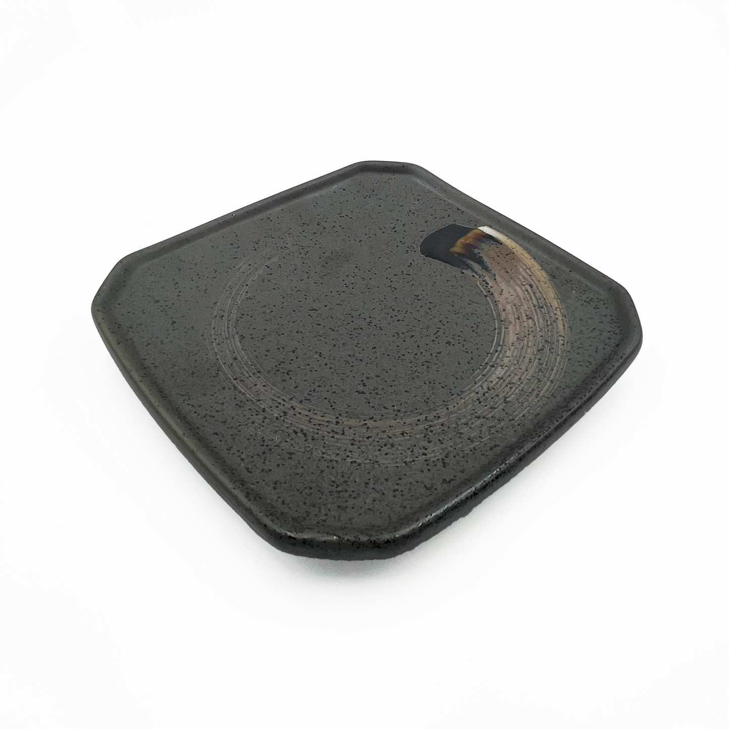 'Kurai' Oblong Plate - Lipped