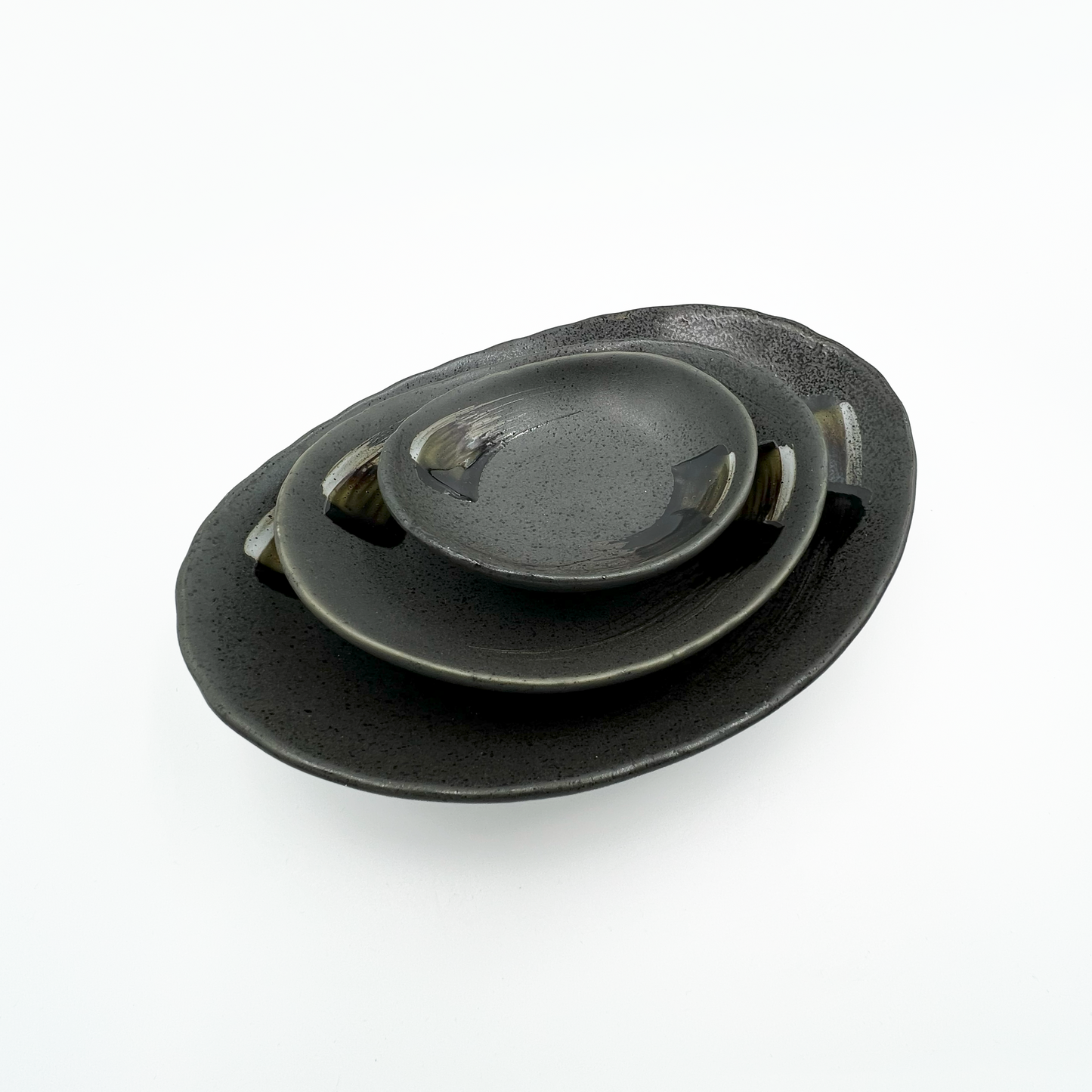 'Kurai' Oval Bowl