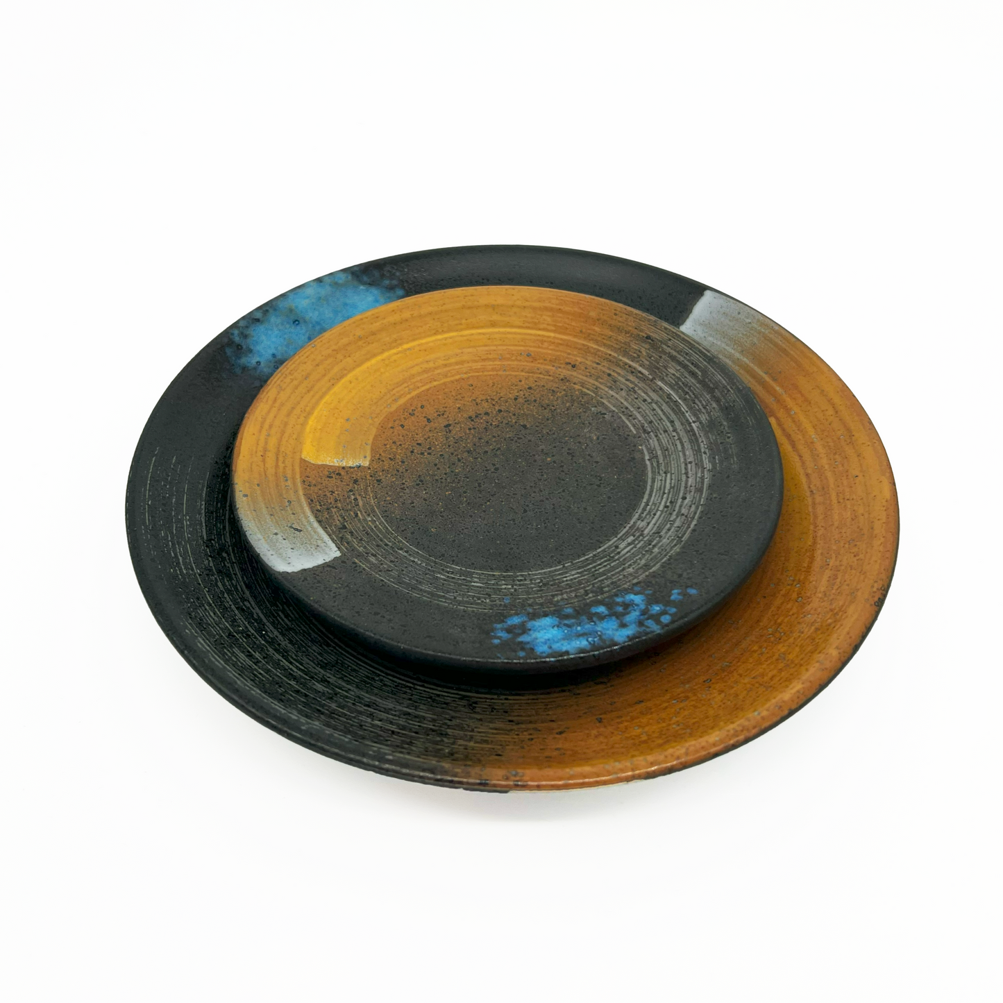 'Akarui' Round Plate - Textured